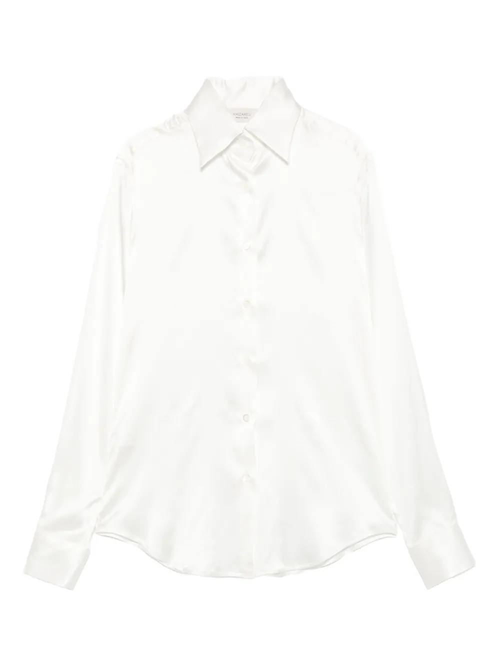 Mazzarelli Blouse van zijdemix Wit