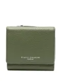 GIANNI CHIARINI grained-leather zip wallet - Green