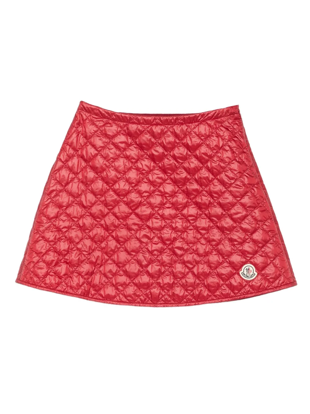 Moncler Gewatteerde mini-jurk met A-lijn Rood