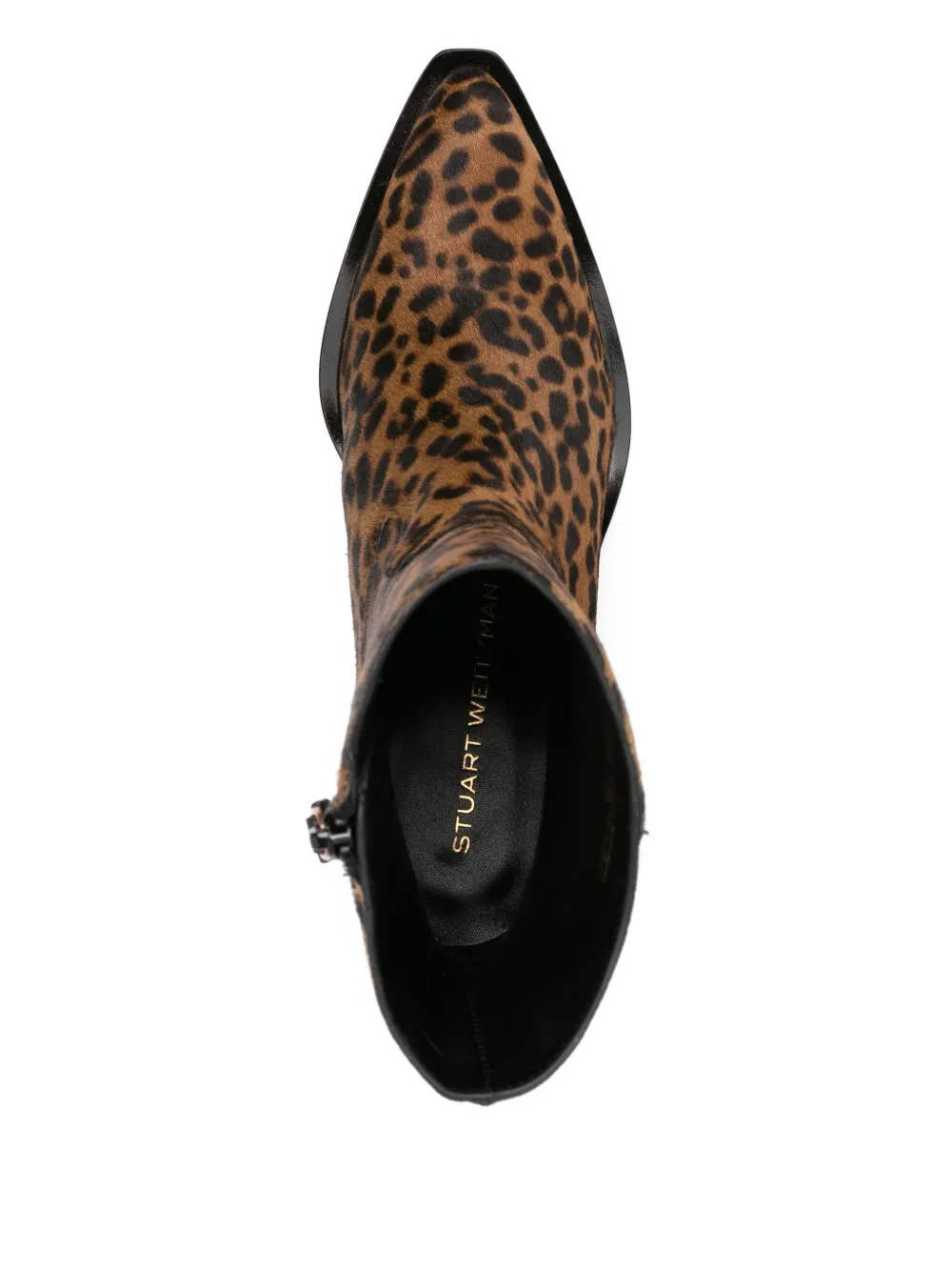 Stuart Weitzman 60mm leopard-print boots Brown