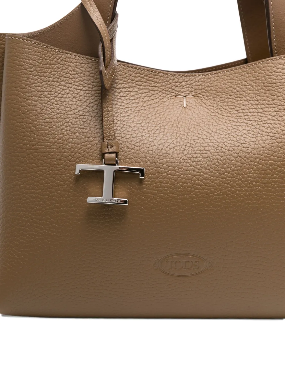Tod's Shopper met T-detail Groen