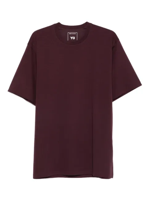 Y-3 playera manga corta con cuello redondo