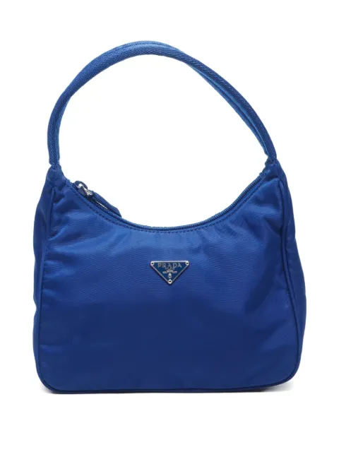 Prada Pre-Owned 2000-2020 triangle-logo Nylon shoulder bag