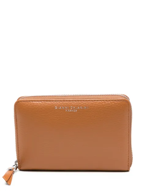 GIANNI CHIARINI grained-leather zip-around wallet