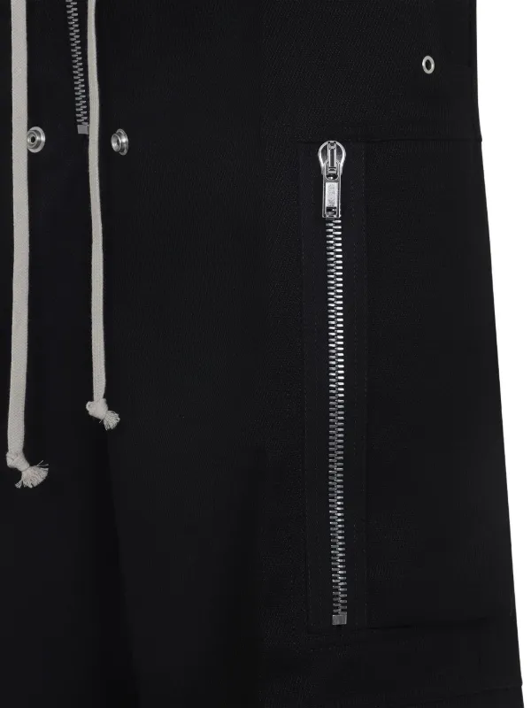Rick Owens ジップポケット カーゴパンツ | ブラック | FARFETCH JP