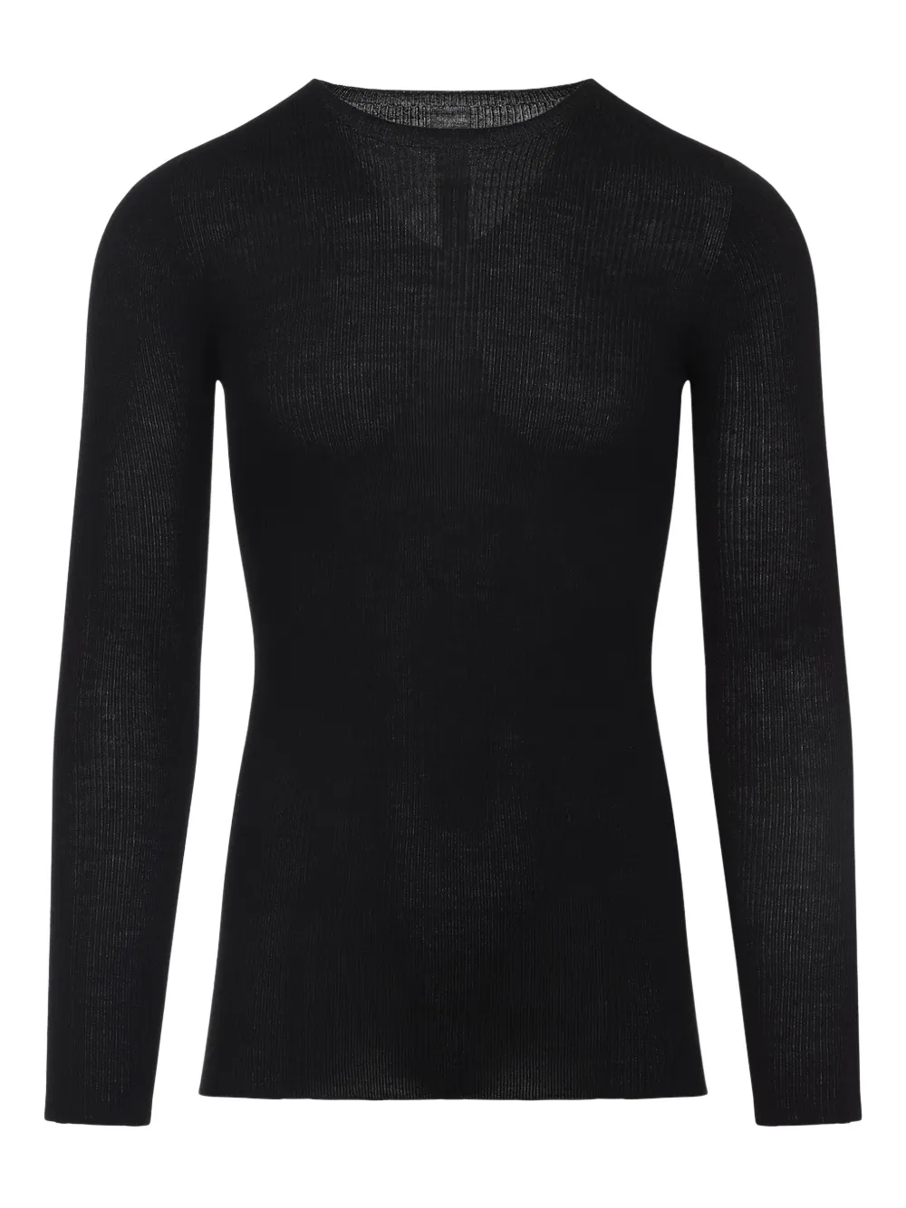 Rick Owens ribbed wool sweater | Black | Image 1
