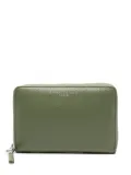 GIANNI CHIARINI grained-leather zip-around wallet - Green