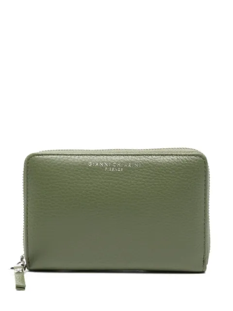 GIANNI CHIARINI grained-leather zip-around wallet