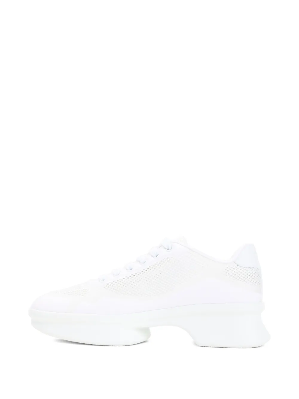 Prada Sneakers met mesh vlak Wit