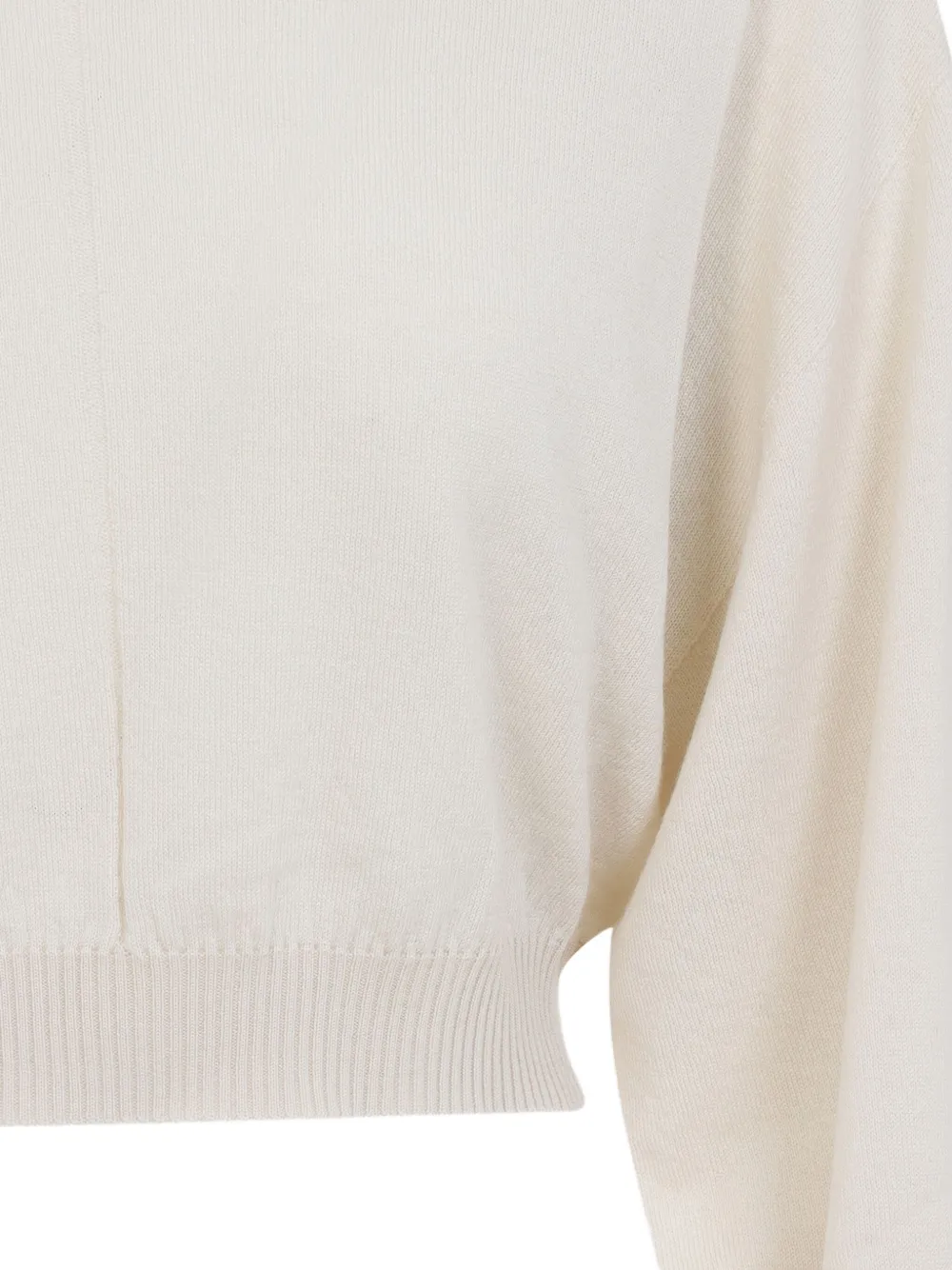 Rick Owens Sweater met capuchon Wit
