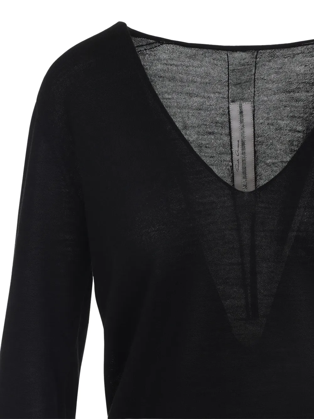 Rick Owens Sweater met V-hals Zwart