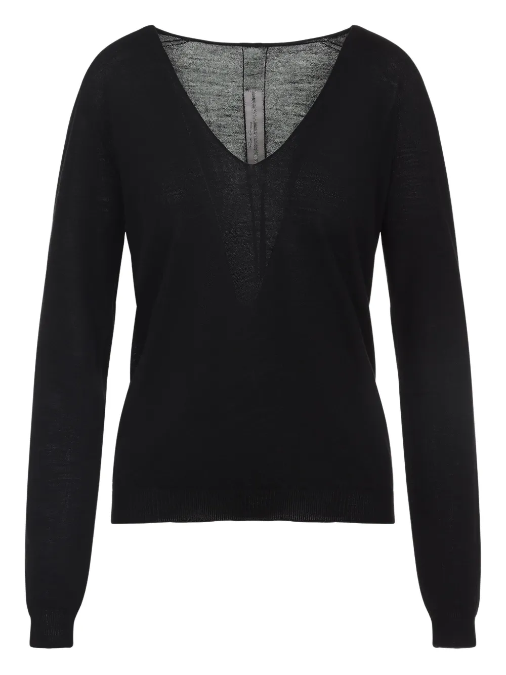 Rick Owens Sweater met V-hals Zwart