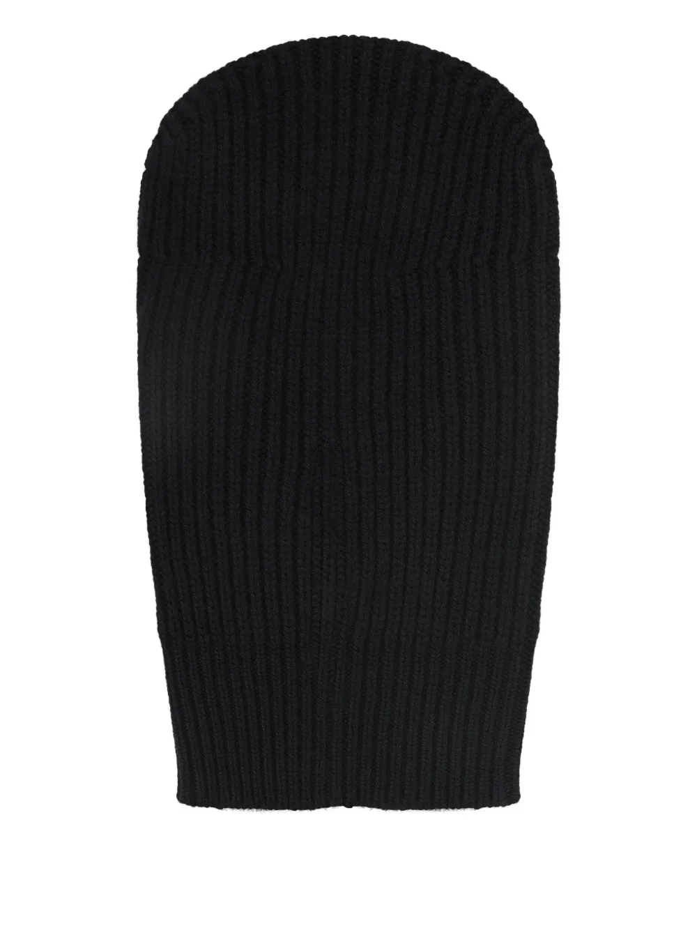 Rick Owens Geribbelde bivakmuts Zwart