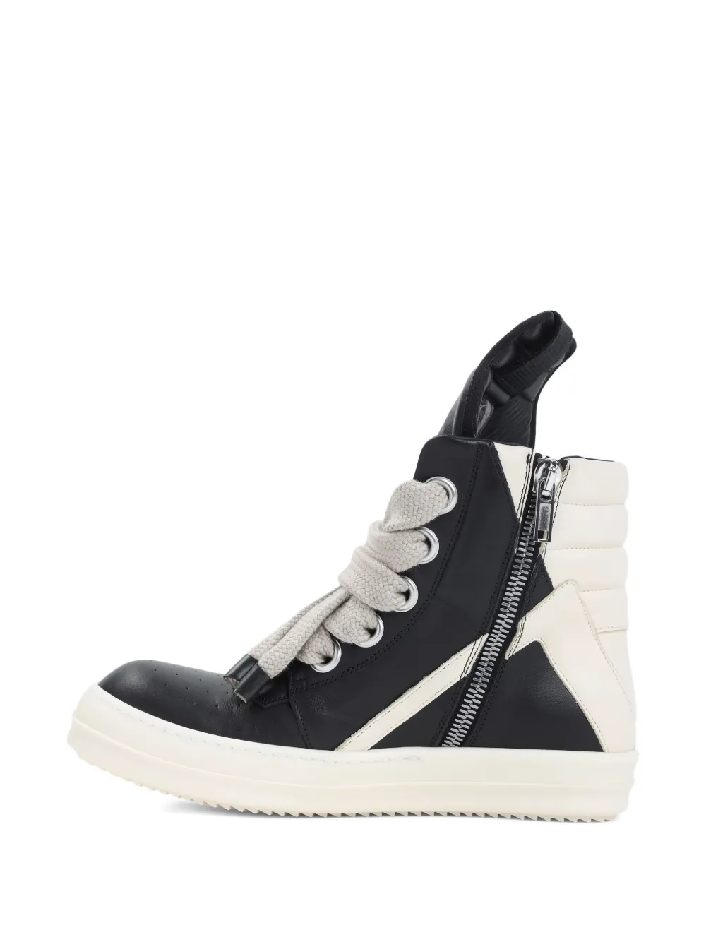 Rick Owens Jumbolace Geobasket high-top lace-up sneakers Zwart