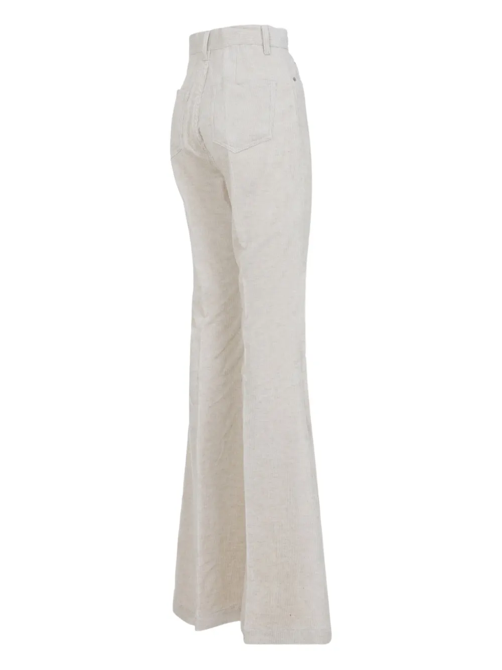 Rick Owens Ribfluwelen broek Wit