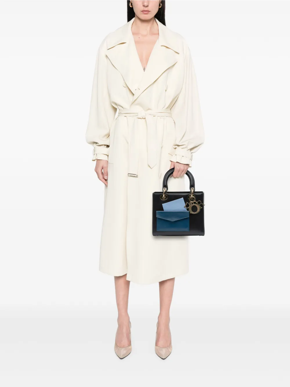 Christian Dior Pre-Owned 2014 Medium Calfskin Pockets Lady Dior satchel | Pre-Owned | Image 2