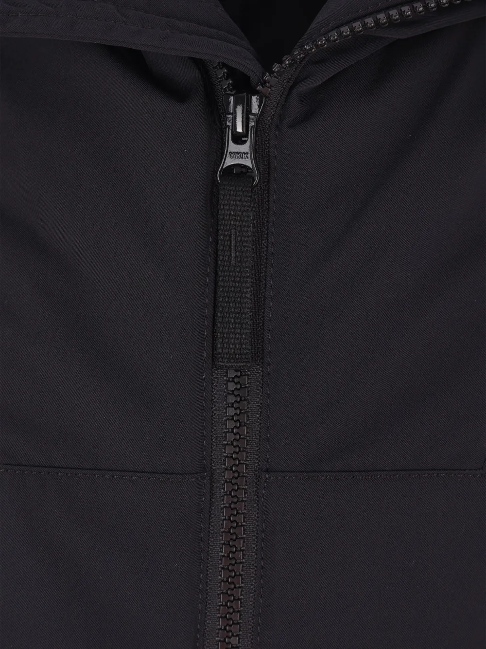 Stone Island Compass-badge hooded jacket Zwart