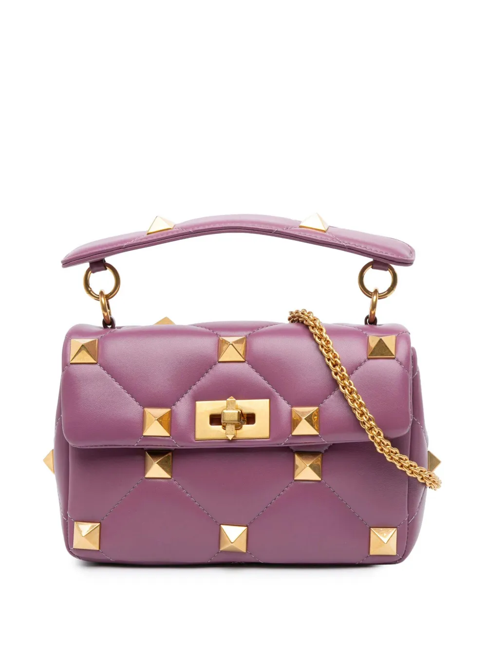 Valentino Garavani Pre-Owned 2000-2017 Medium Nappa Roman Stud satchel Valentino Garavani Pre-Owned 2000-2017 Medium Nappa Roman Stud satchel