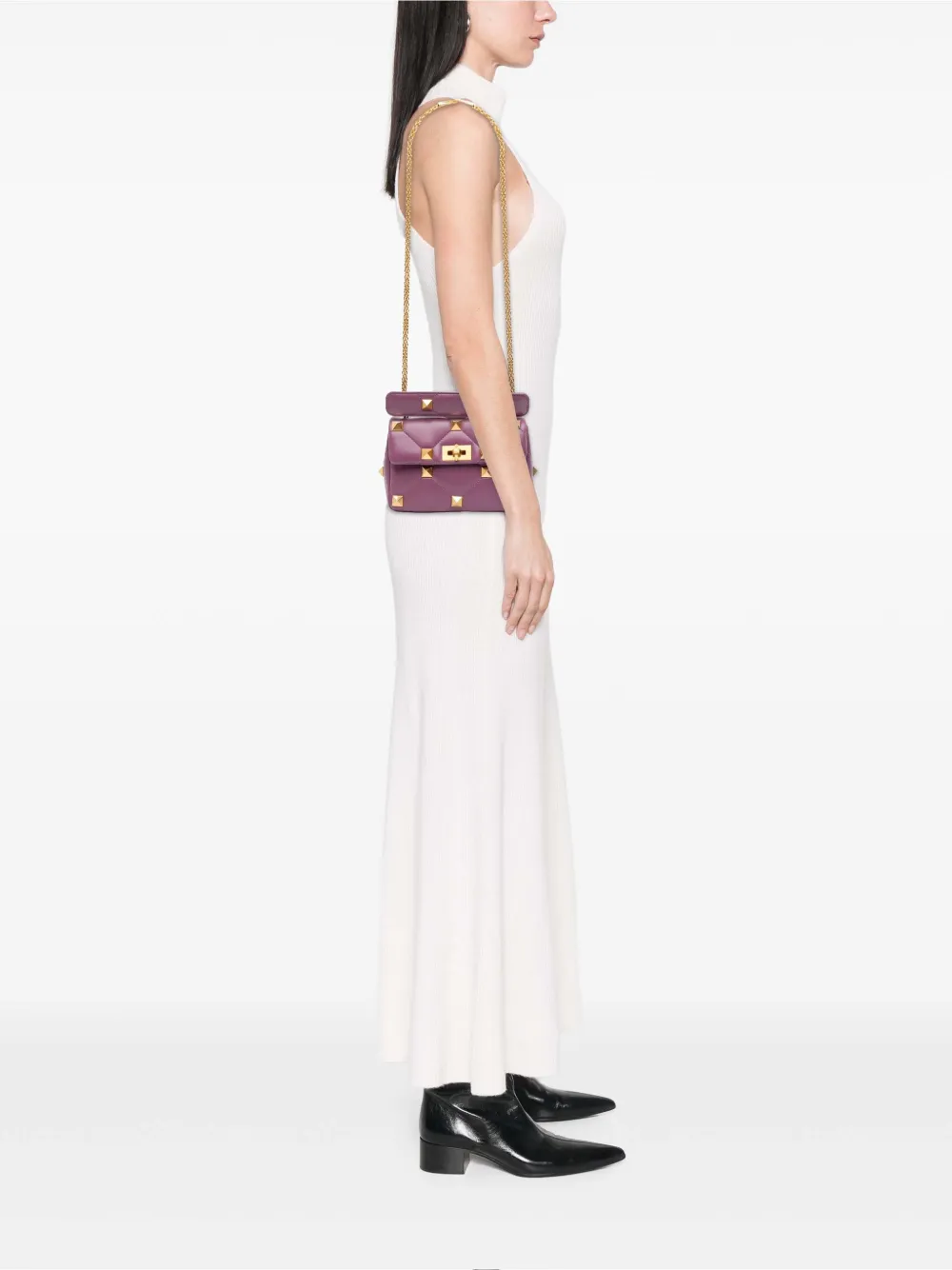 Valentino Garavani Pre-Owned 2000-2017 Medium Nappa Roman Stud satchel | Pre-Owned | Image 2