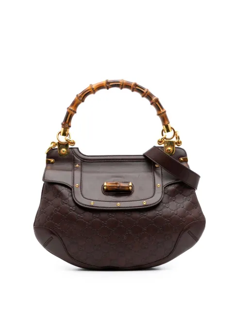 Gucci Pre-Owned 2000-2015 Bamboo Guccissima Peggy Satchel-Tasche