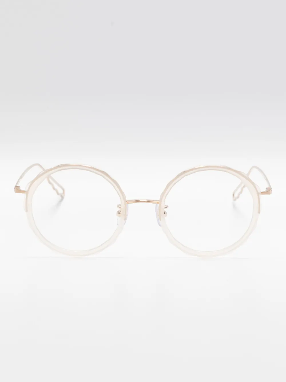 Megane and Me round-frame glasses - Oro