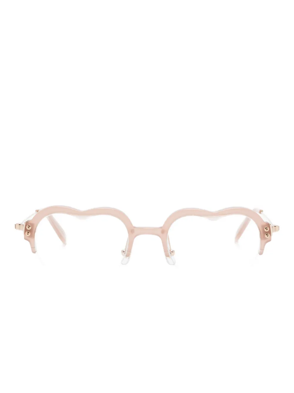 Megane and Me heart-frame glasses - Rosa