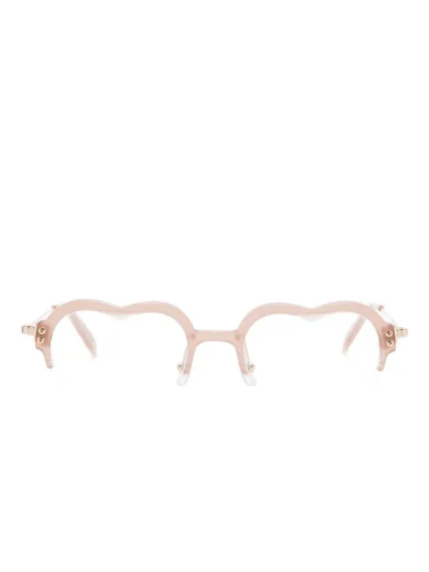Megane and Me heart-frame glasses