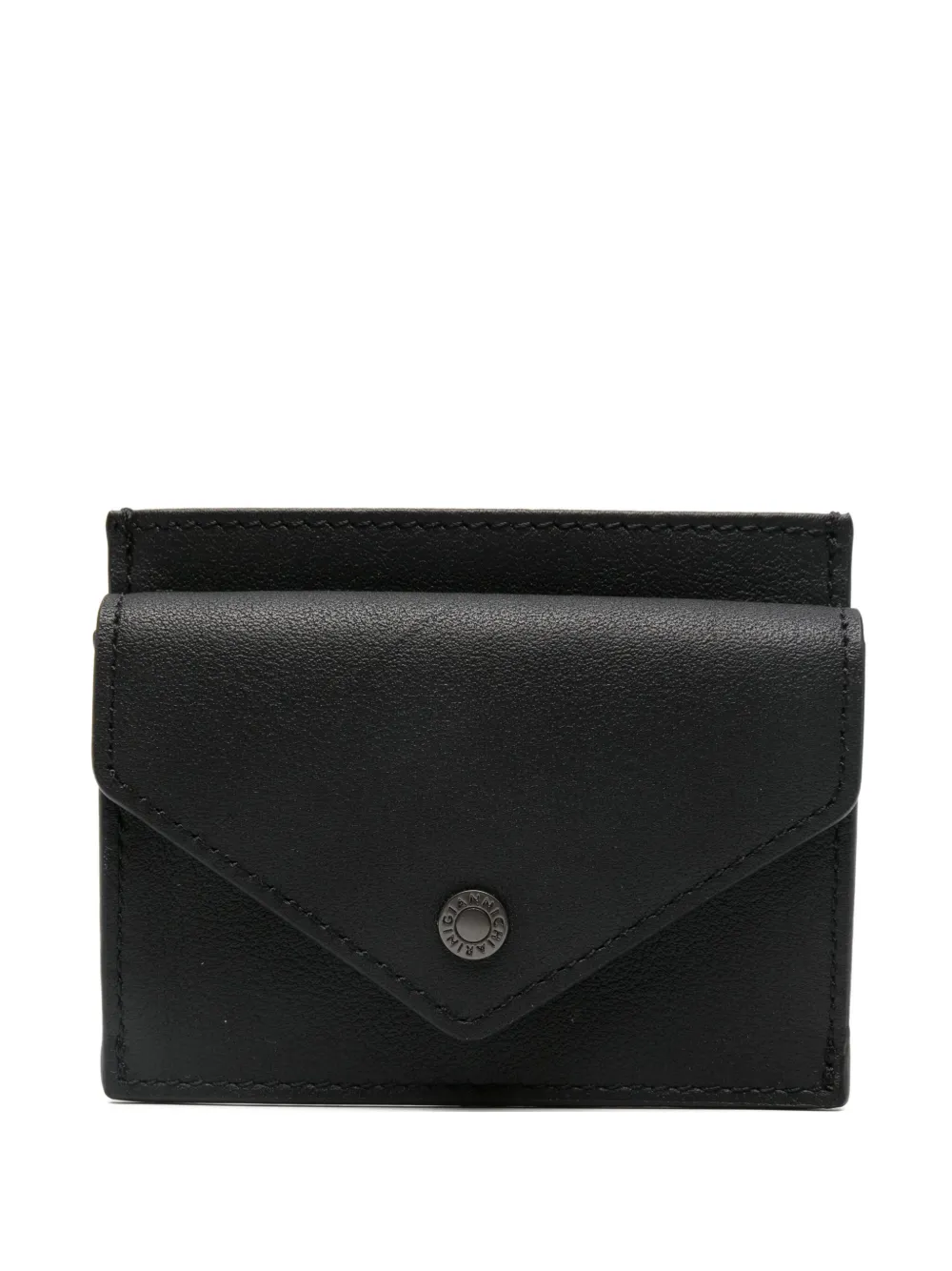 Gianni Chiarini Envelope Flap Card Holder In Black
