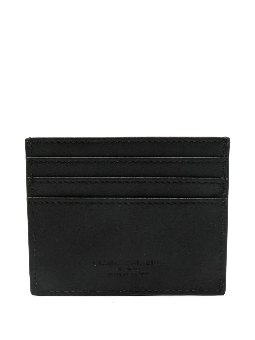 Gianni Chiarini Envelope Flap Card Holder In Black