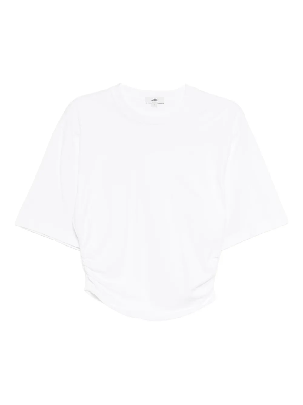 AGOLDE Shari katoenen T-shirt Wit