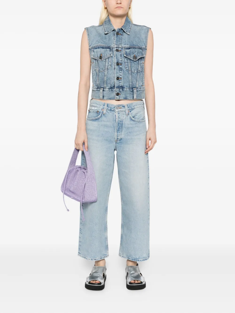 AGOLDE Arc jeans Blauw
