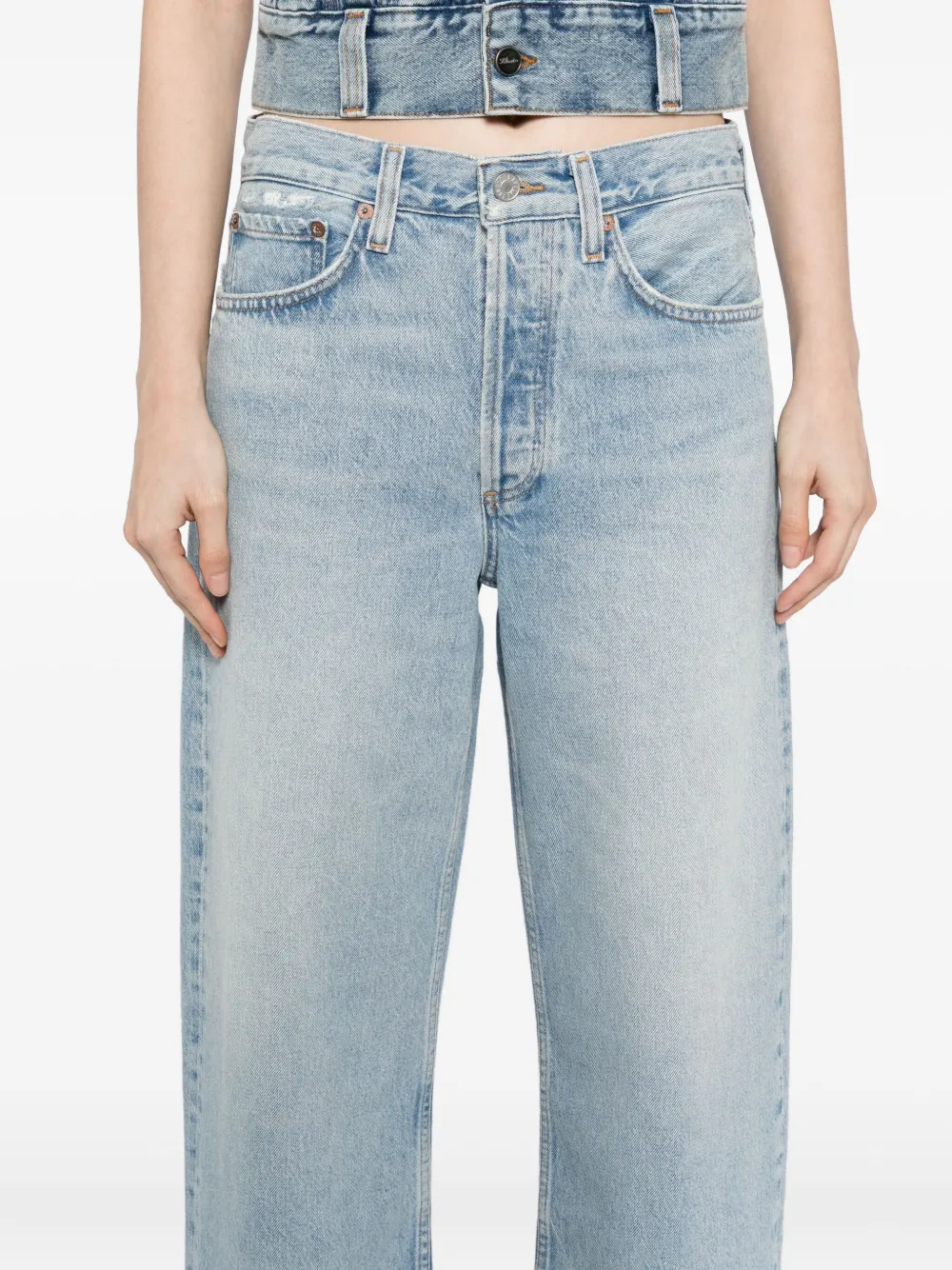 AGOLDE Arc jeans Blauw