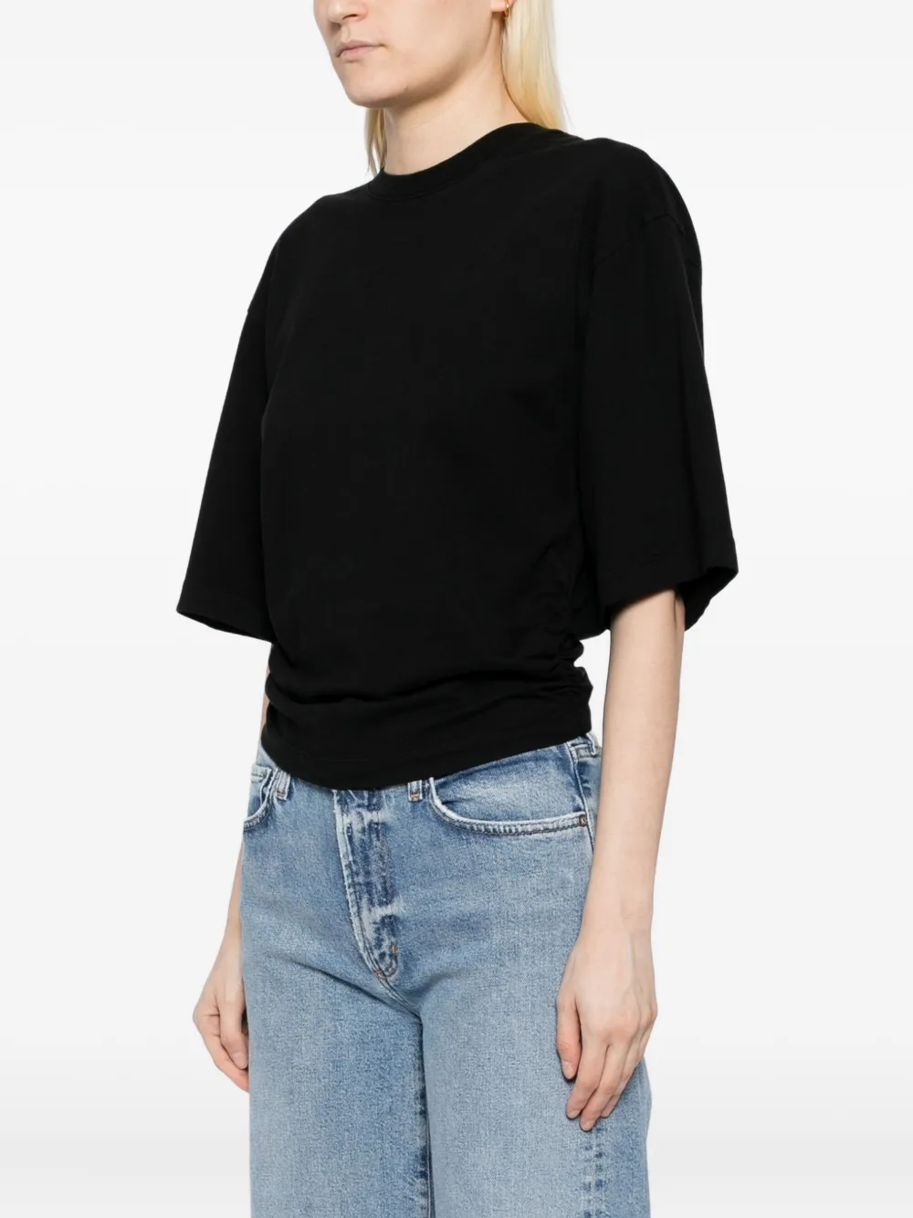 AGOLDE Shari T-shirt Zwart