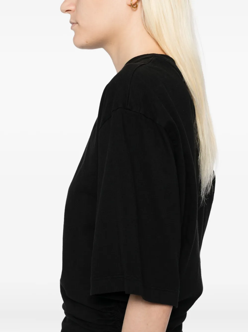 AGOLDE Shari T-shirt Zwart