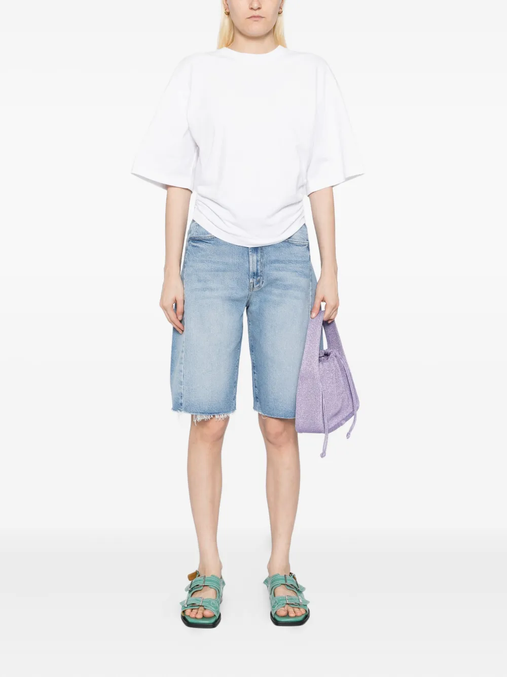 MOTHER Denim shorts Blauw