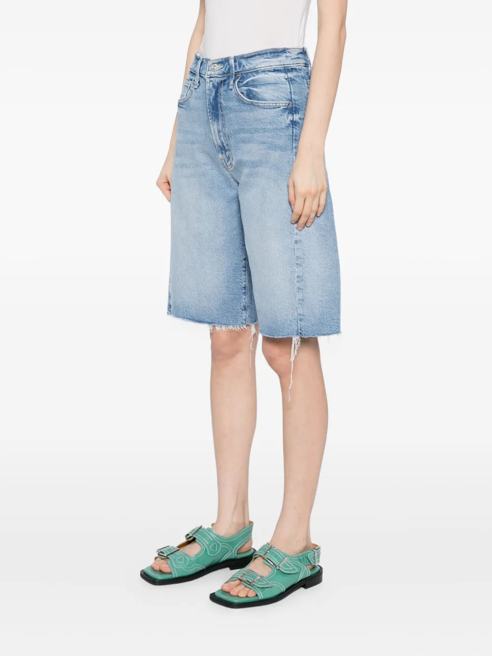 MOTHER Denim shorts Blauw