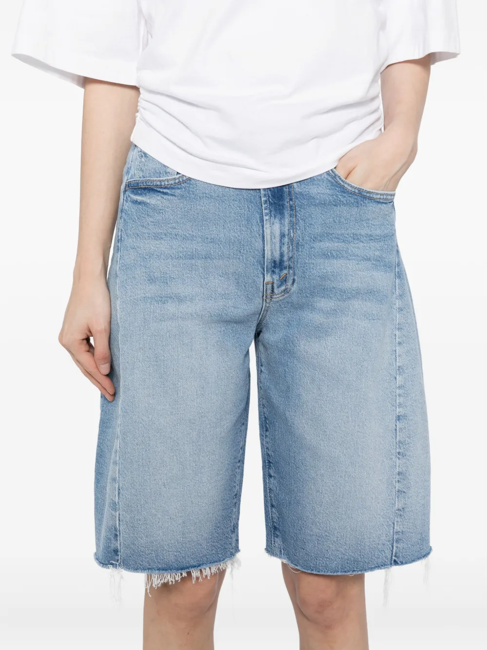 MOTHER Denim shorts Blauw
