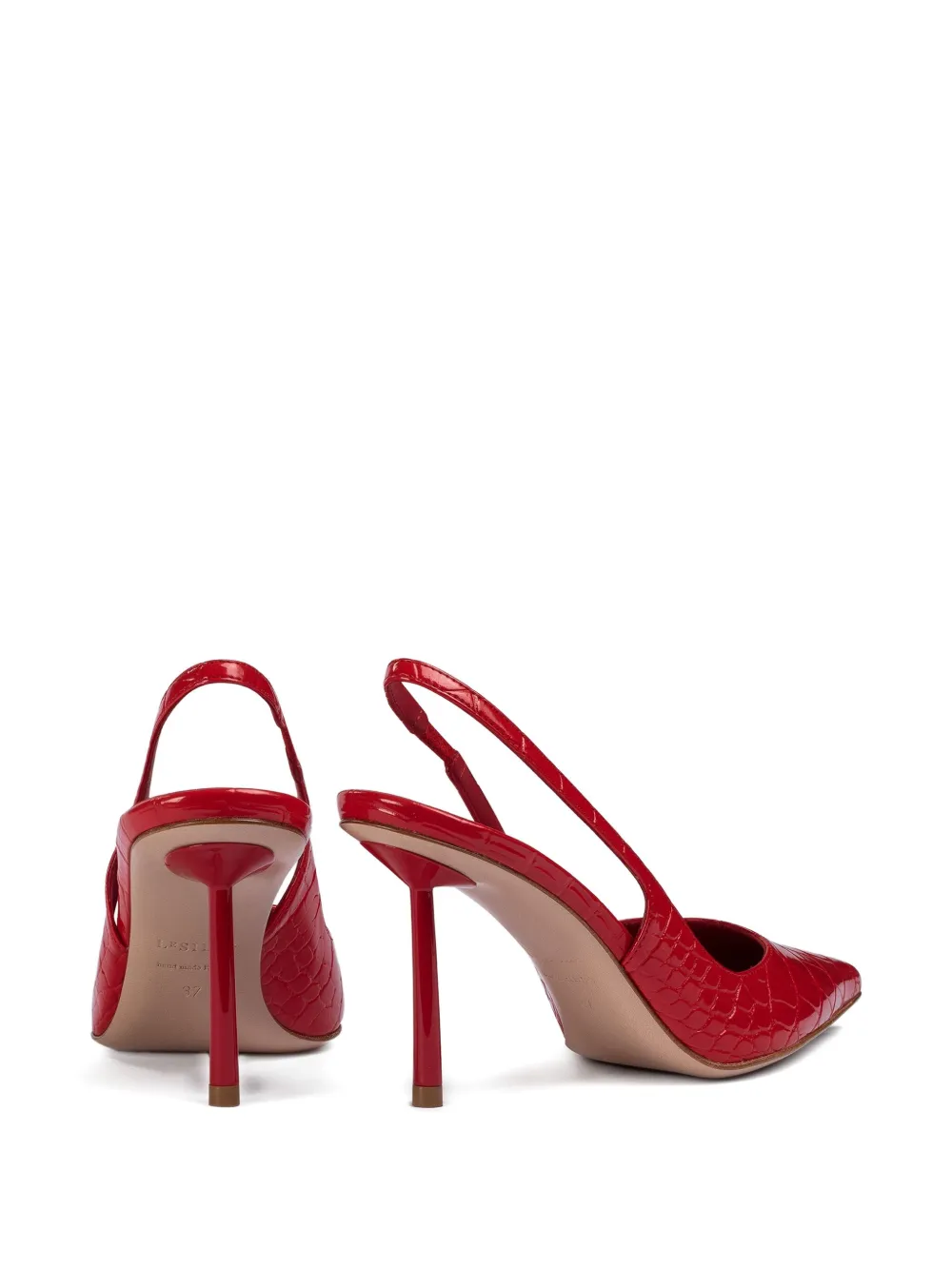 Le Silla 80mm Bella slingback pumps Red
