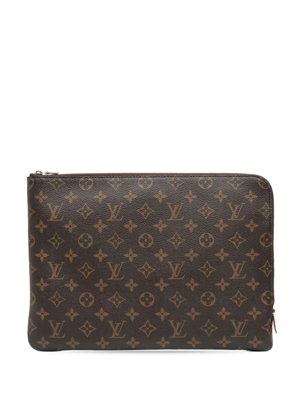 Louis Vuitton Pre-Owned 2018 Monogram Etui Voyage MM clutch bag - ブラウン Louis Vuitton Pre-Owned 2018 Monogram Etui Voyage MM clutch bag - ブラウン