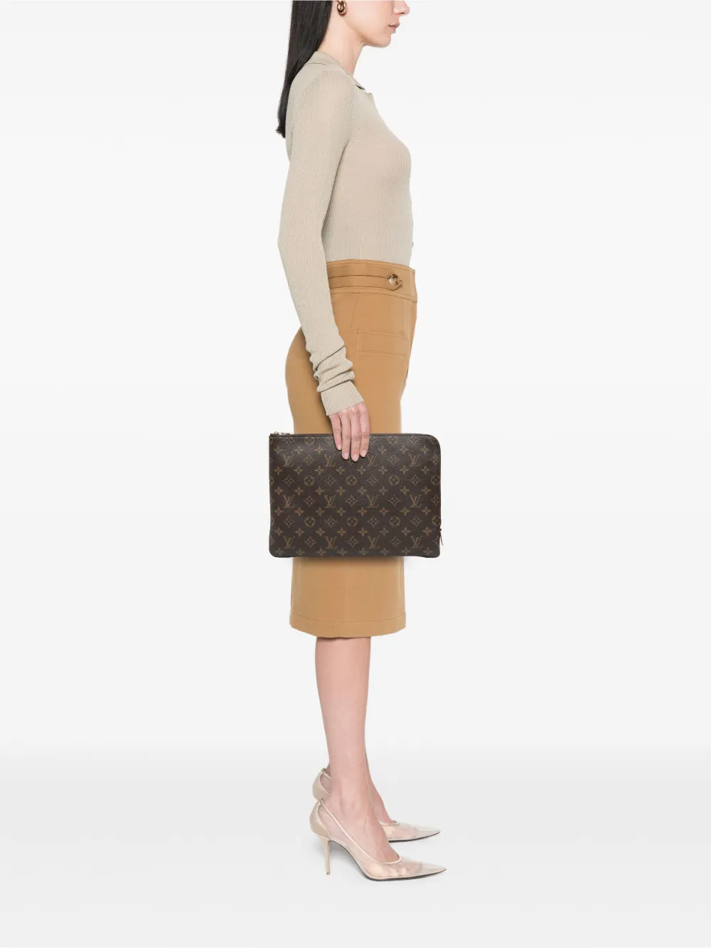 Louis Vuitton Pre-Owned Etui Voyage MM clutch med monogram fra 2018 | Pre-owned | Image 2
