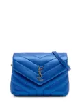 Saint Laurent Pre-Owned 2017 Toy Metallic Calfskin LouLou crossbody bag - Blue