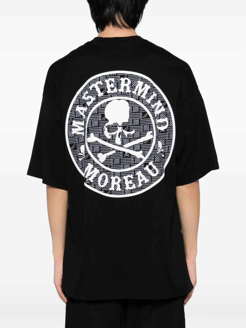Mastermind World T-shirt met logoprint Zwart