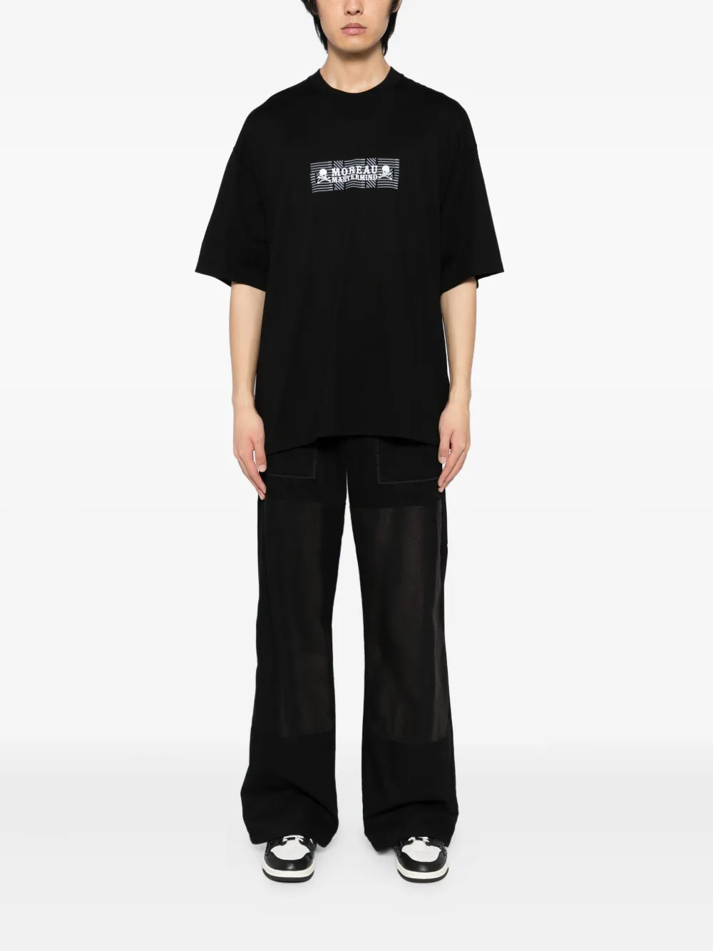 Mastermind World T-shirt met logoprint - Zwart