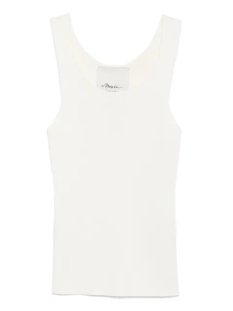3.1 Phillip Lim compact ribbed tank top