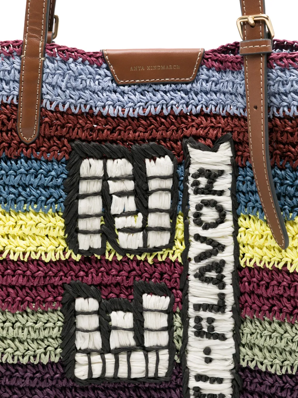 Anya Hindmarch Pez Tote Bag In Purple