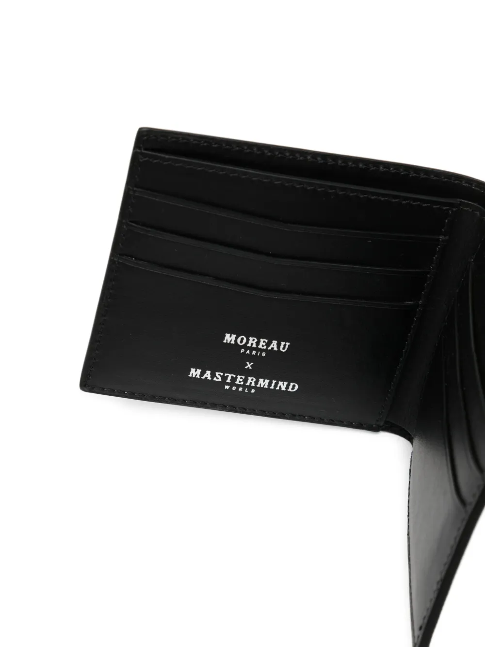 Mastermind Japan X Moreau Paris Billfold Wallet In Black