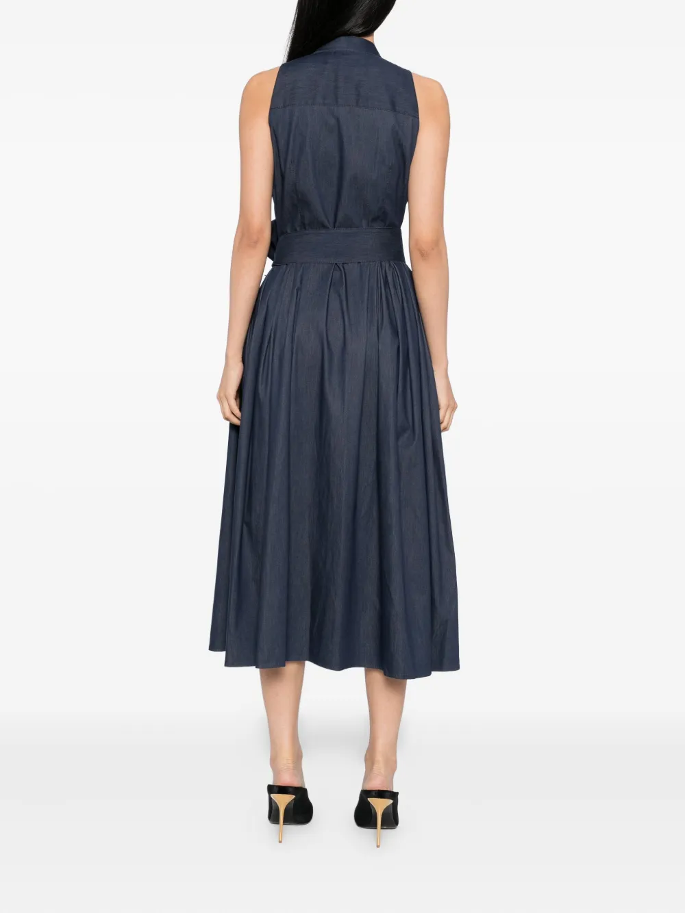 Carolina Herrera Mouwloze jurk Blauw