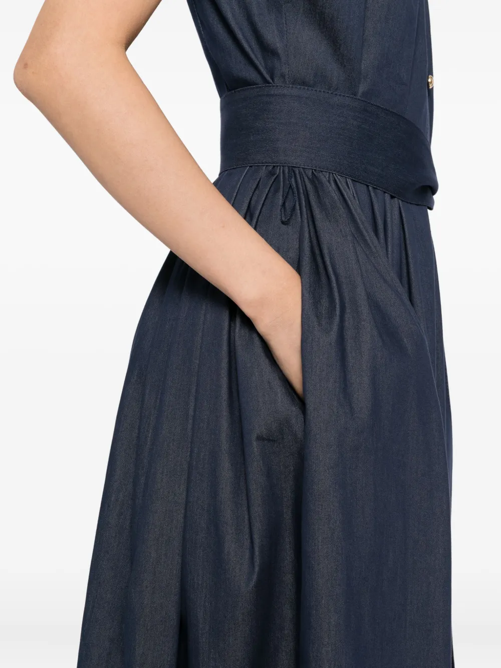 Carolina Herrera Mouwloze jurk Blauw