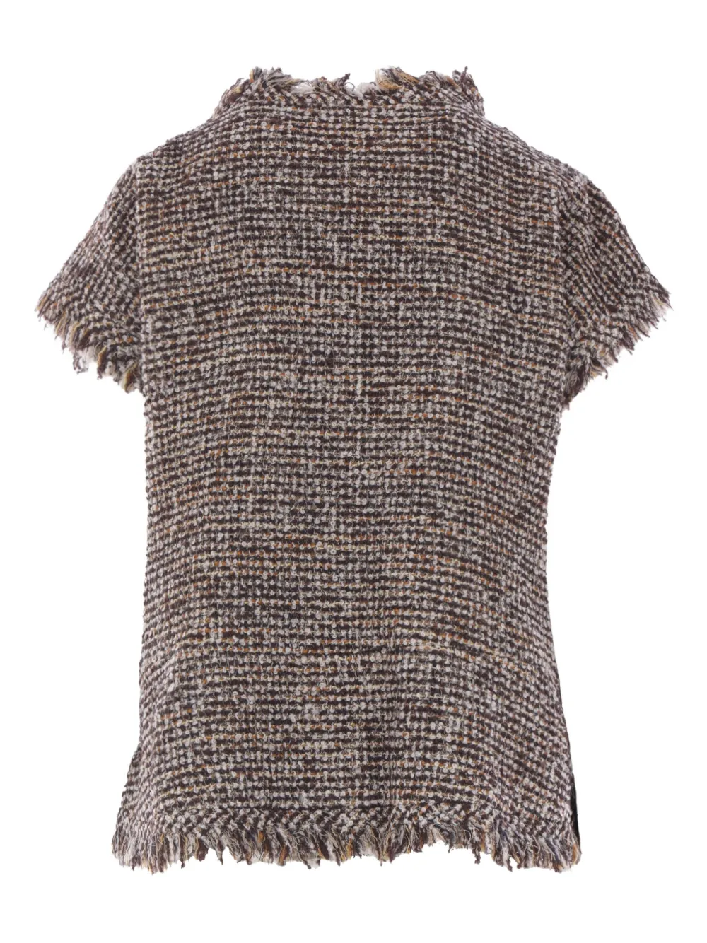sacai tweed frayed-edge jacket | Tweed-Jacken | Image 2