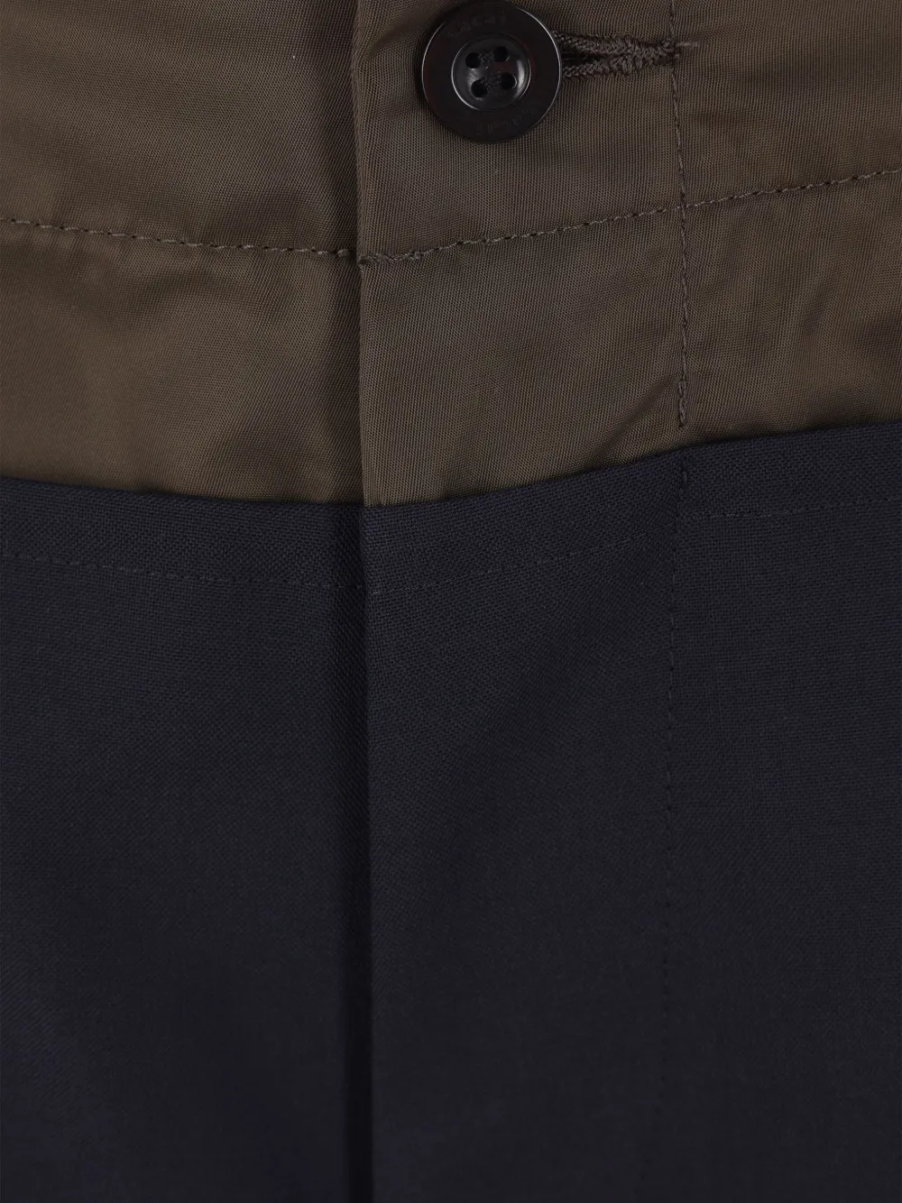 sacai Shorts met ceintuur Blauw